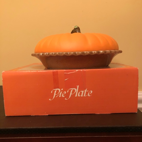 Pumpkin pie plate with lid - Picture 7 of 7